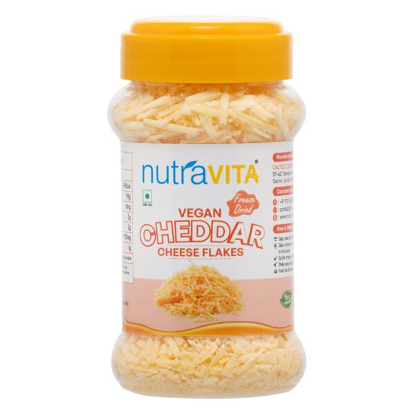 Freeze Dried Vegan Cheddar Cheese Flakes 100g