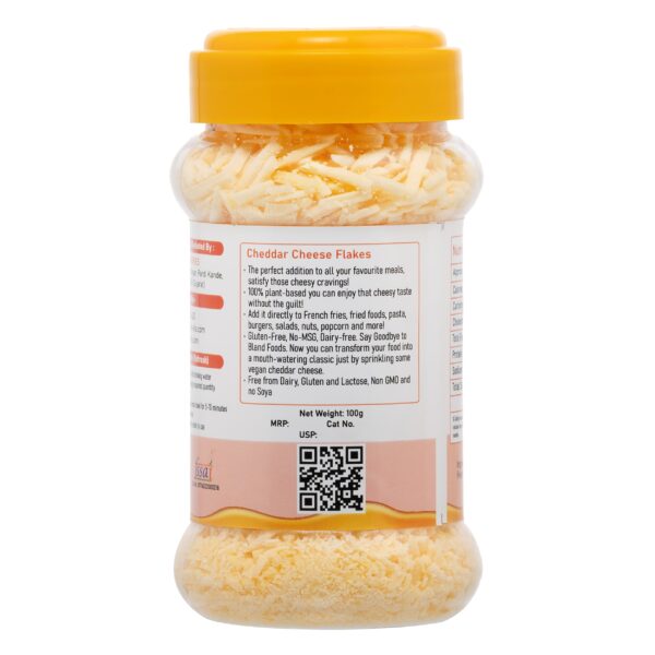 Freeze Dried Vegan Cheddar Cheese Flakes 100g - Image 3