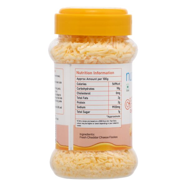 Freeze Dried Vegan Cheddar Cheese Flakes 100g - Image 4